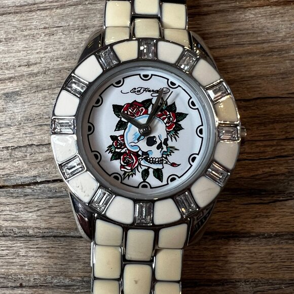 Ed Hardy Skull Watch, Vintage Y2K Women’s Statement Piece, Authentic main image 7
